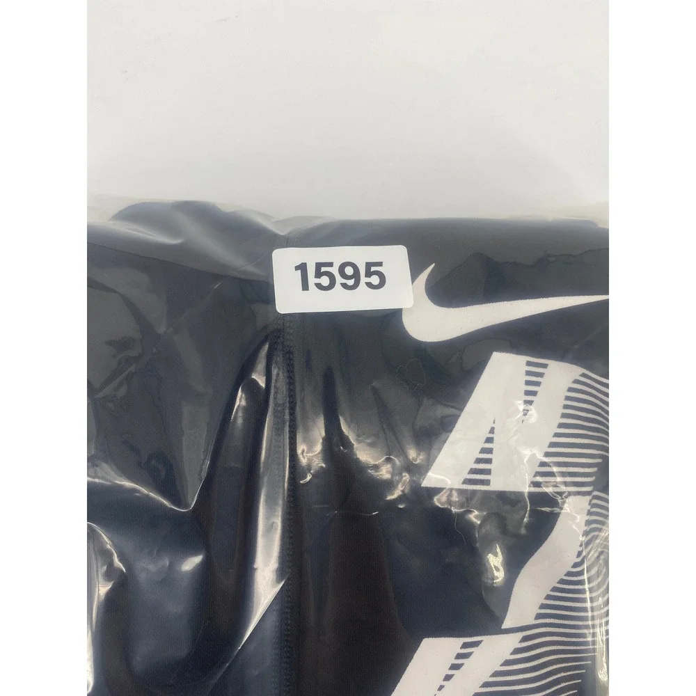 Nike Full Zip Hoodie XL Youth Black Dri-FIT Graphic Swoosh Excellent